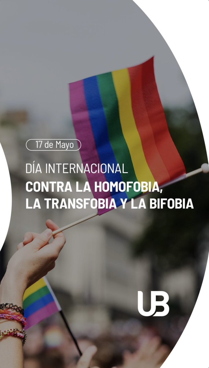 🏳️‍🌈 DÍA INTERNACIONAL CONTRA LA HOMOFOBIA, TRANSFOBIA Y BIFOBIA 🏳️‍🌈

<a href="/ubeduar/">Universidad de Belgrano</a> / ig @rrppycomub

#diversidad #universidaddebelgrano #relacionespúblicas
