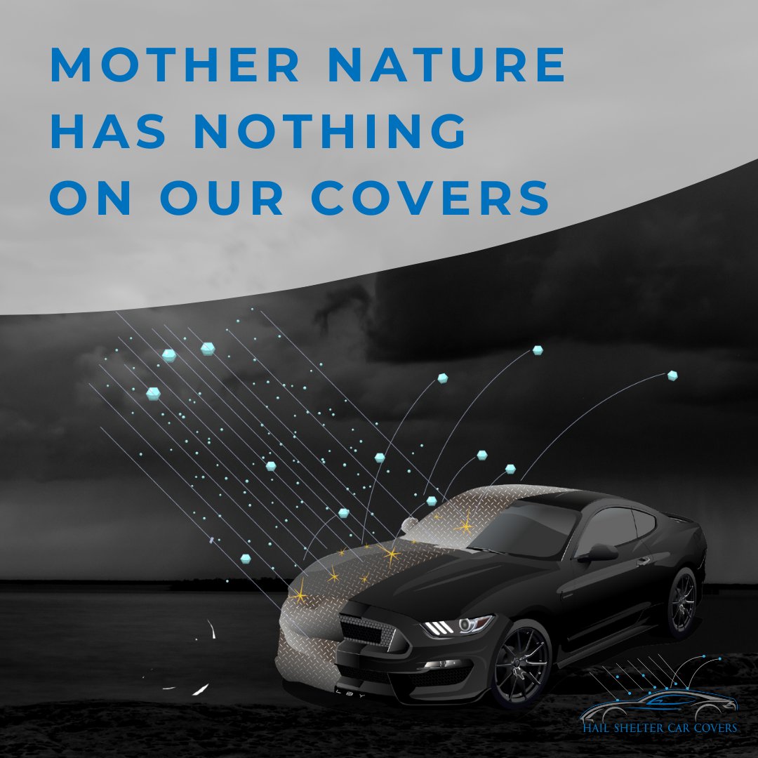 Mother nature can throw some serious curveballs, but our #HailShelter #CarCovers are up for the challenge!

Rain or shine, our covers provide unbeatable protection for your car.

Get yours today!
bit.ly/3ChCZ2v 

#hailprotection #haildamage #cars #carprotection