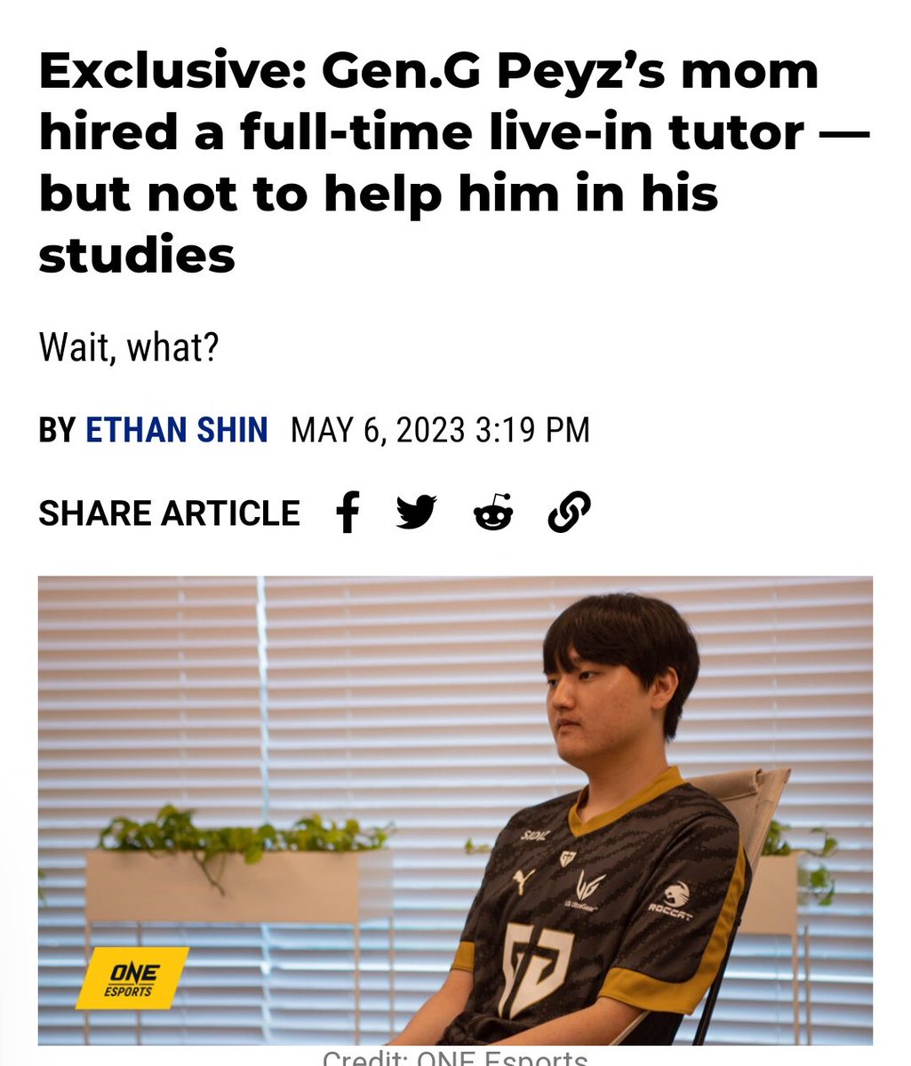 Finghin_DW's tweet photo. Lors d'1 interview, Peyz a raconté que sa mère a engagé un tuteur pour le faire travailler sur le jeu

Après quelques temps, croyant avoir atteint un plafond, son coach est resté un mois ENTIER chez lui et le faisait taffer jour et nuit

Peu après ça il été repéré chez Gen G. Aca https://t.co/0AgQhtocvW