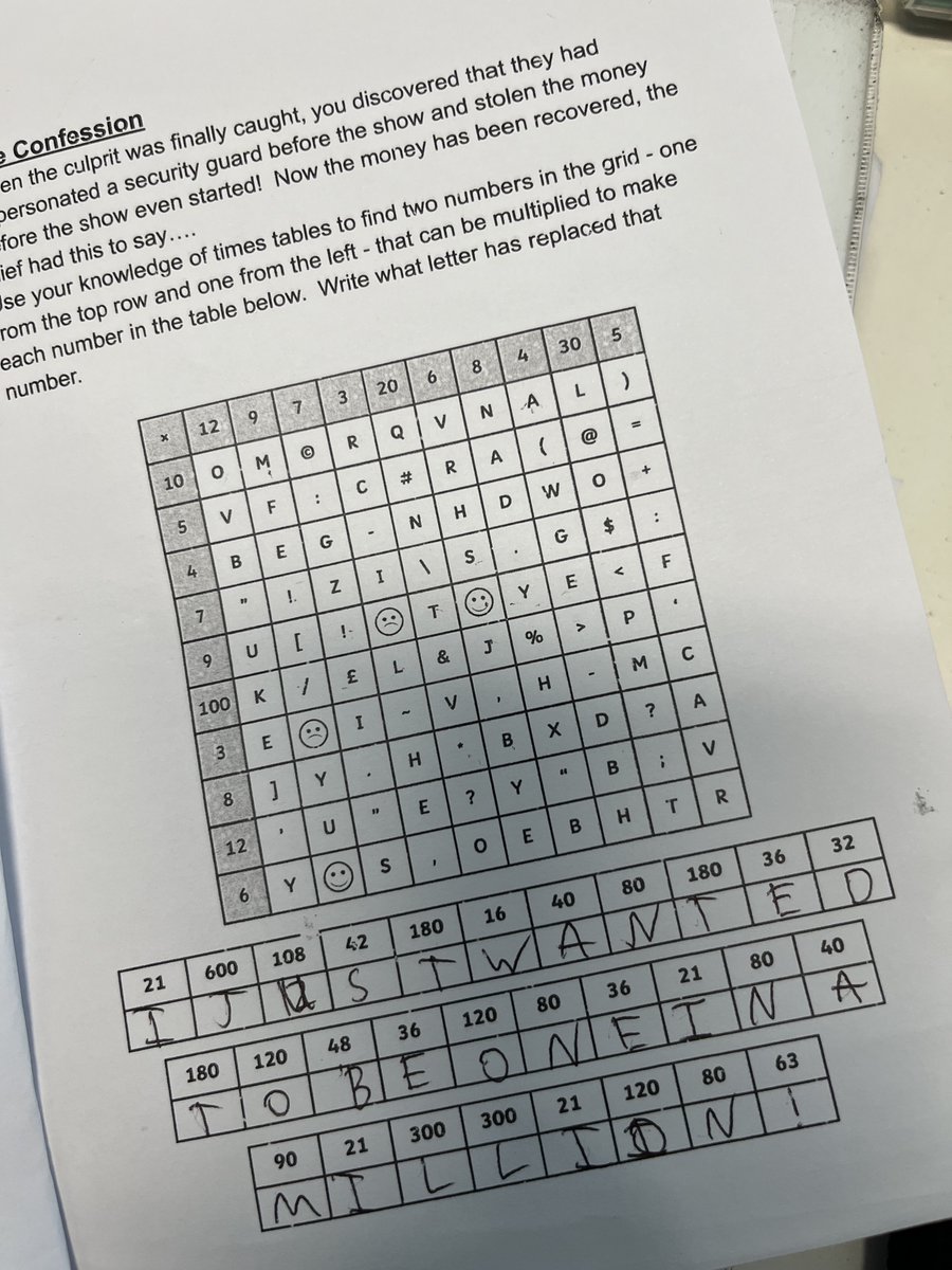 We celebrated National Numeracy Day today by completing Numeracy starters in all our lessons to solve the mystery of who stole £1,000,000 in a new gameshow!  It was Kyo Krypton! Da iawn to those who solved it! And staff who helped deliver it. <a href="/CCYD_school/">CCYD</a> <a href="/CCYD_Maths/">CCYD Maths</a>
