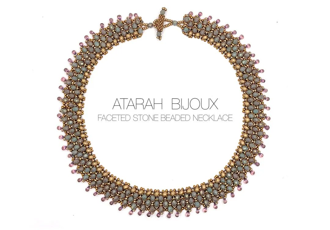Turquoise Gold Lilac Beaded Necklace
#atarahbijoux #SmallBusinessUK #BohoChicJewelry #EthnicNecklace #BeadedNecklace #JewelryTrends #Accessories
buff.ly/3zSsq65