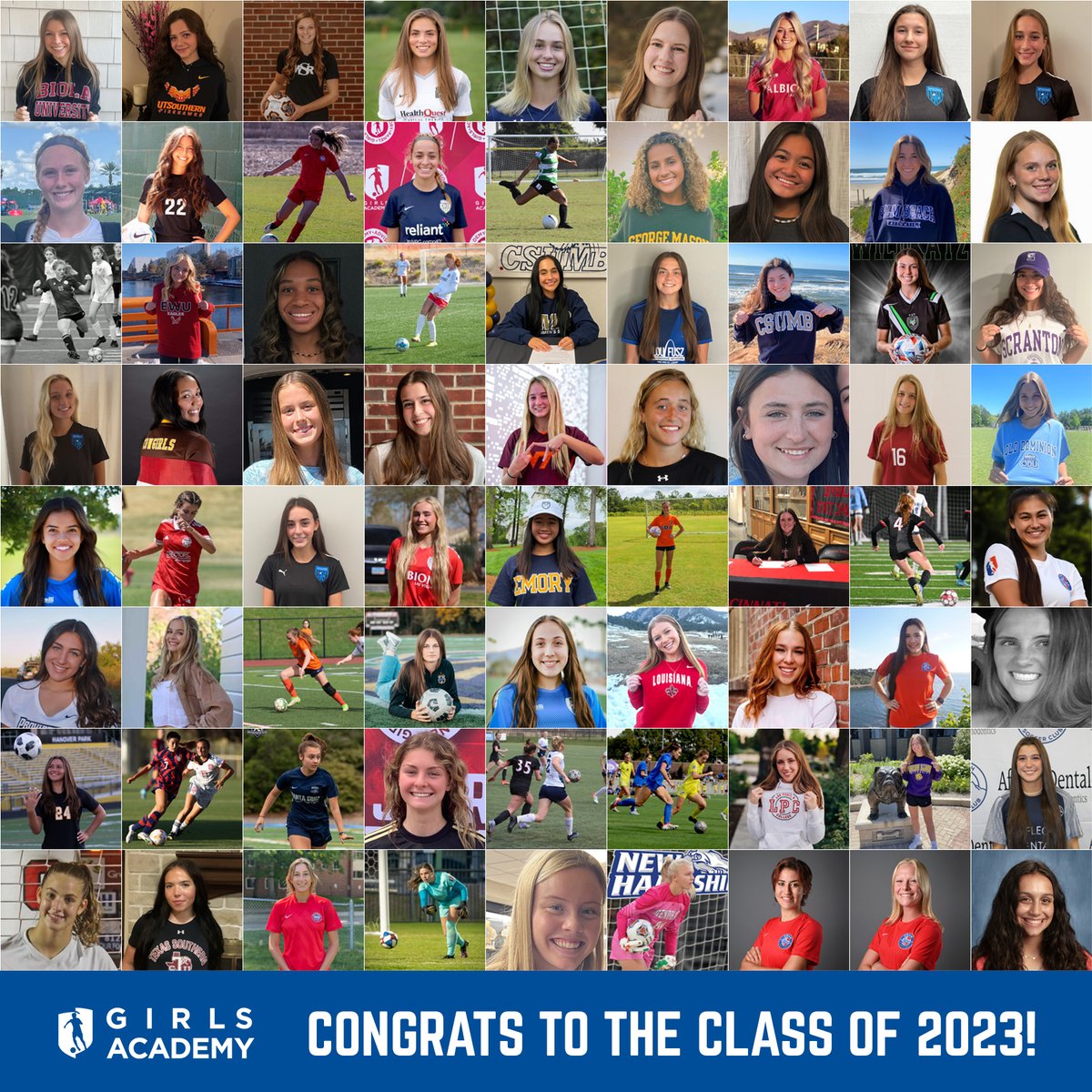 We are so proud of each and every one of you and can't wait to see you continue your soccer journey 🙌