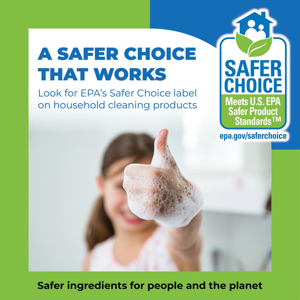 The #EPASaferChoice label on a product means that every ingredient has been carefully evaluated by EPA scientists for safety, performance and sustainability. Look for the label. It's a Safer Choice. #DailyKlean #KleanNRelease PROSOCO Safer Choice cleaners: hubs.ly/Q01PdB0B0