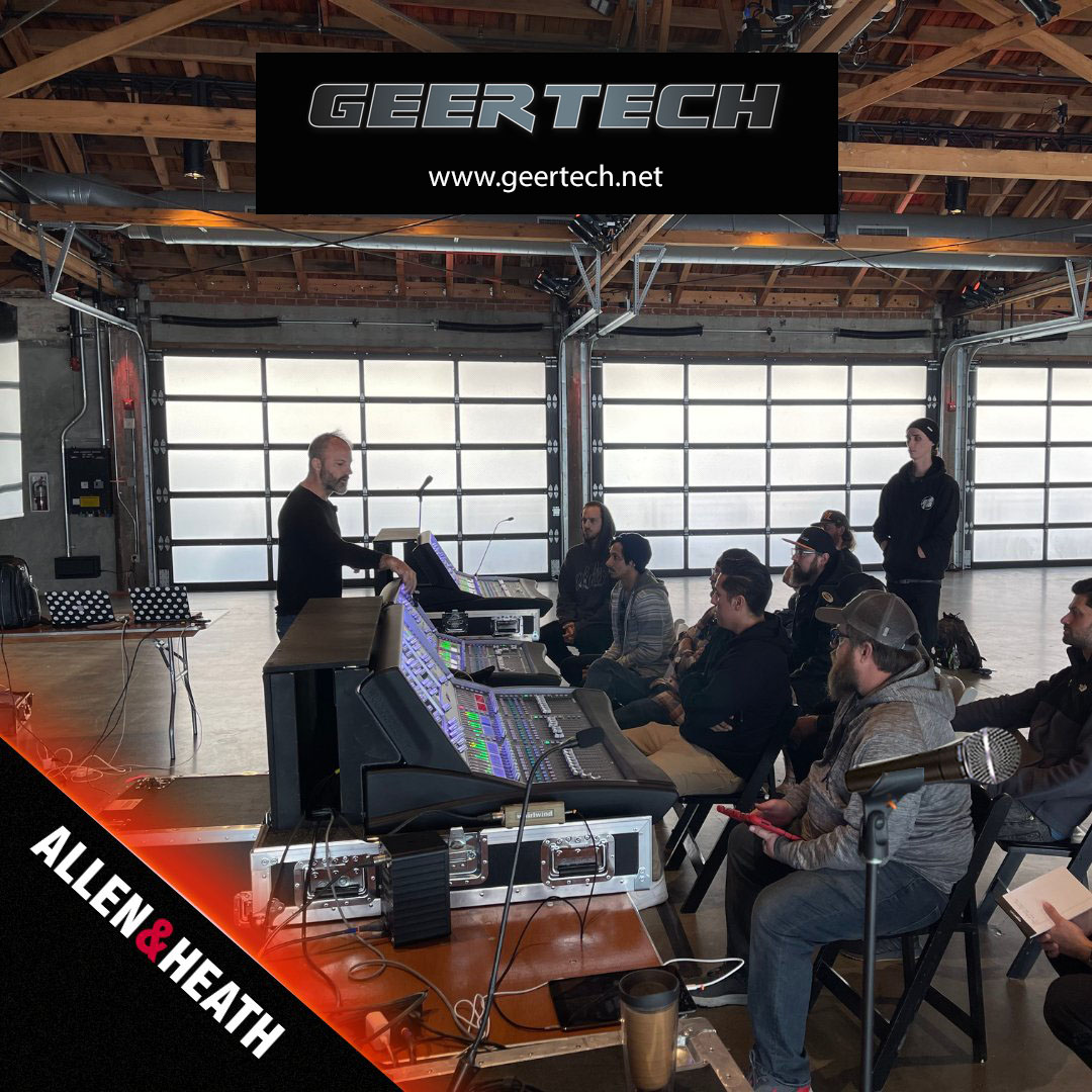 GeerTech's tweet image. Sharing photos of an @allen_heath dLive training we did for VOX in downtown LA.

#Audiogeer #GeerTalk #ReppingOTR #ProAudio #ProAV #ProAVL #AVL #AVTweeps #allenandheath #wemakeevents #LiveSound
