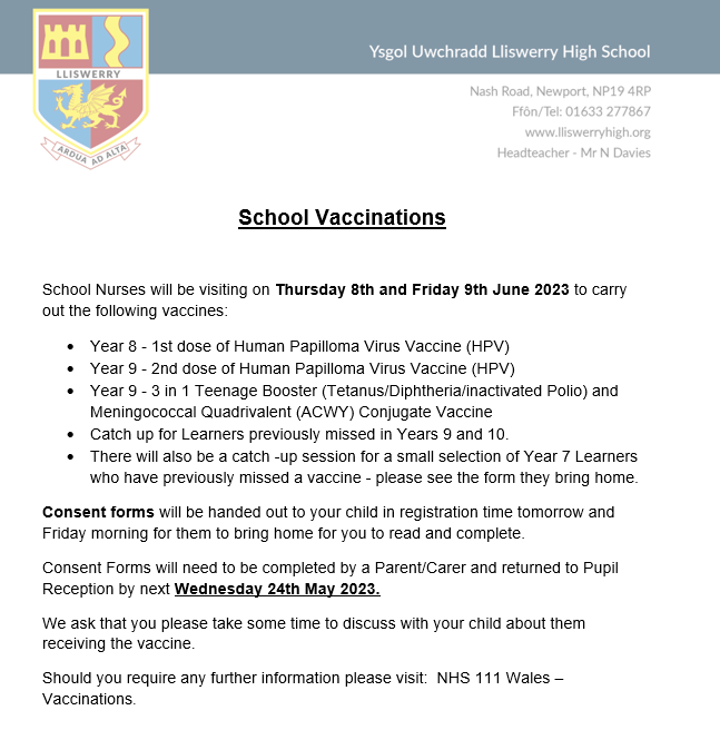 Lliswerry High tweet media