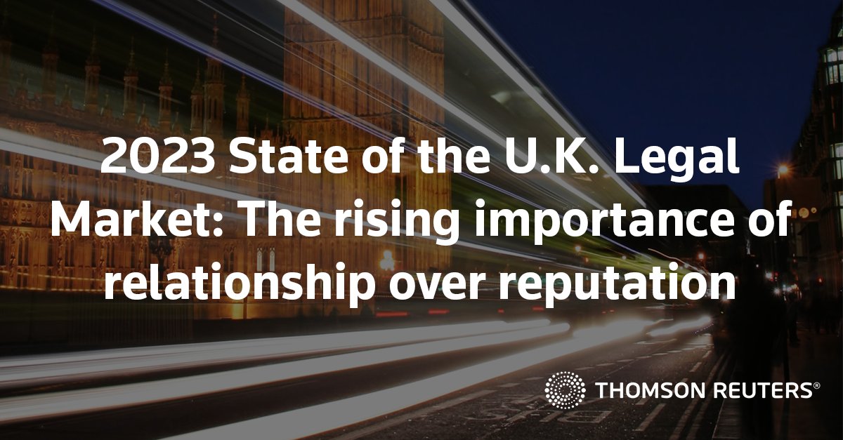 #LawFirms in the United Kingdom were riding high at the beginning of last year, but an uncertain global economy shook that confidence by year's end: ow.ly/A2ni50OomKe

#LawFirmLeaders #Legal #TRInstitute