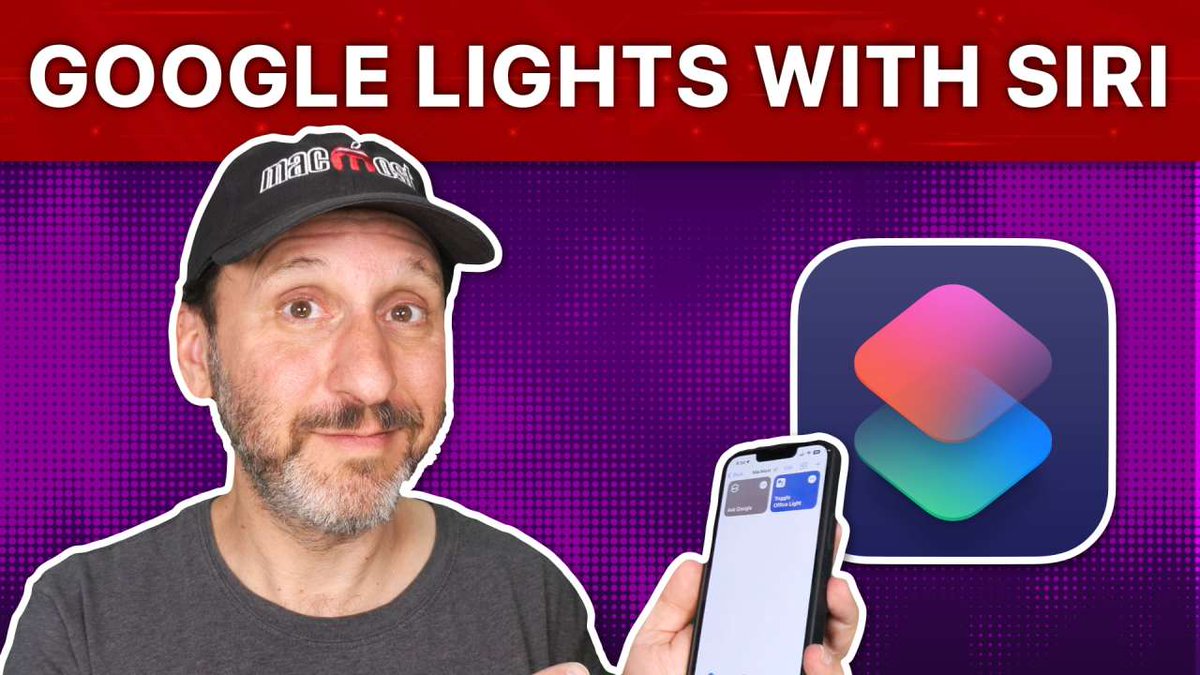 Yesterday's video tutorial: "Controlling Google Lights and Switches With Siri on Your iPhone" macmost.com/e-2949