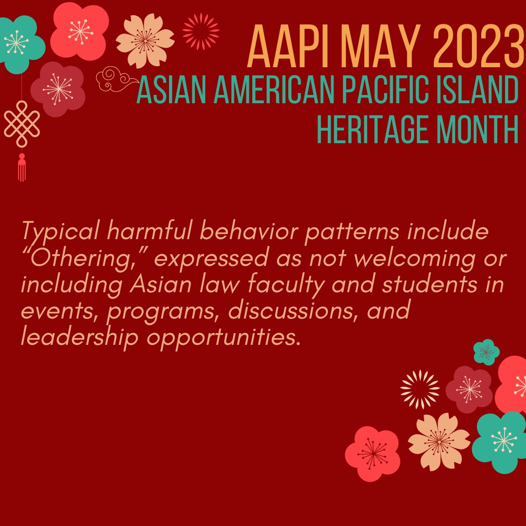 NCCULawLibrary's tweet image. May is AAPI heritage Month! Professor Kevin Lee shared with us some insighful text "...[In hopes] that as we progress with our curriculum development, we can be aware of these issues and how they impact the law school and the AAPI students we have among us." 
#AAPI2023 #NCCULaw