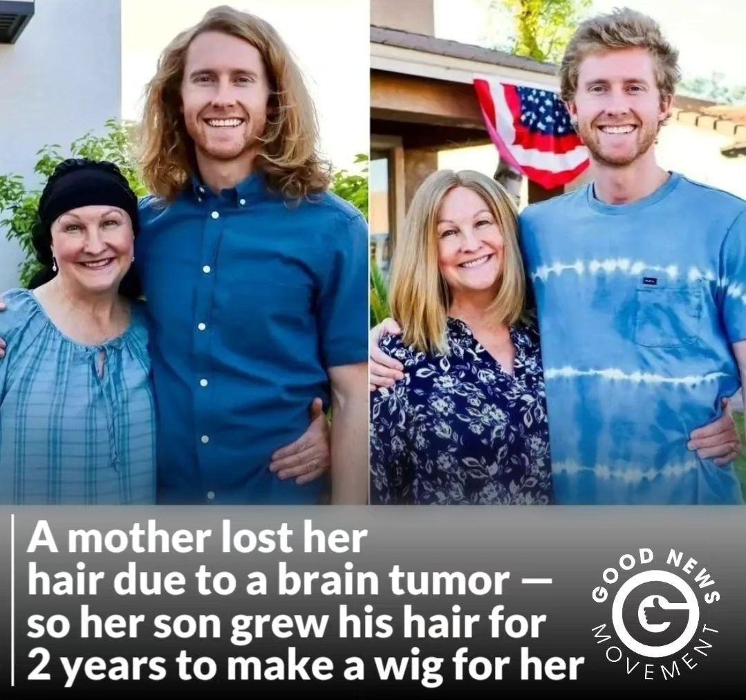 (Arizona) Melanie Shaha permanently lost her hair 4 years ago after she underwent grueling radiation to treat a benign brain tumor that reappeared again and again.

Her son Matt Shaha, 27, immediately thought-why not give her my full head of hair? So over 2 years starting 2020,…