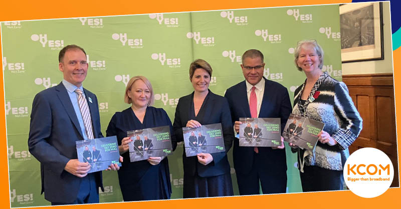 KCOMhome's tweet photo. It was great to be at Westminster yesterday to discuss with MPs, political stakeholders, and policy makers our exciting plans for a full fibre future and to be a carbon neutral business by 2040!
#ohyesnetzero #KCOM #biggerthanbroadband #hellogoodstuff #netzero #carbonneutral https://t.co/ylZECGR9Av