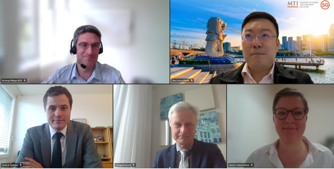EFTAsecretariat's tweet photo. The EFTA States ๐ฎ๐ธ๐ฑ๐ฎ๐ณ๐ด๐จ๐ญ and Singapore ๐ธ๐ฌ hold their third round of negotiations towards a Digital Economy Agreement.
โก๏ธ https://t.co/QhQQqejzss
#BoostDigital https://t.co/dGzbF6YWVG
