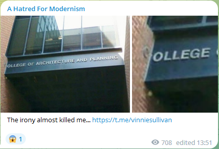 DrMarianaClaire's tweet photo. #VinnieSullivan aka #TheRealityReport The sign was deliberate. Being that you are such an expert in buildings and architecture you should know that. https://t.co/WkagAb2Mhs