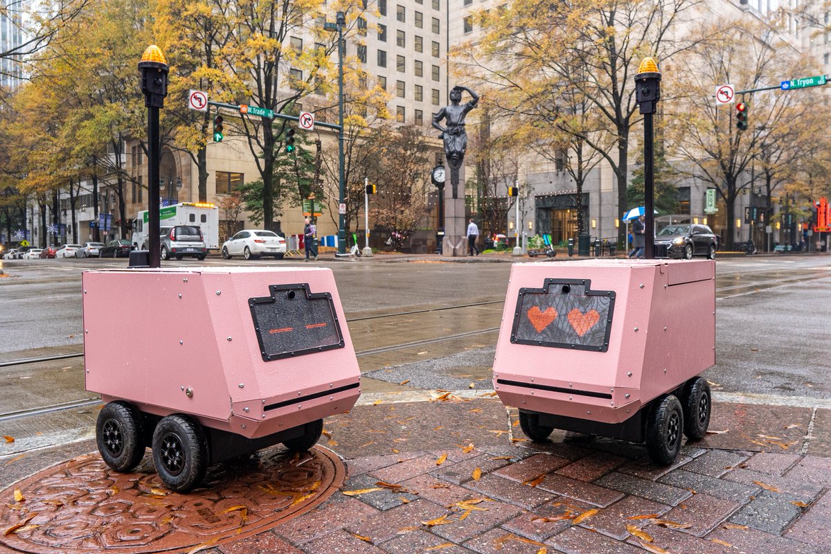 CltSquawks's tweet image. Can anyone help connect us with someone at @tiny_mile?  We would love to feature their robots in a funny skit for the show... #Squawks18