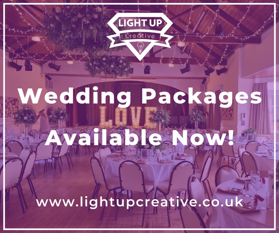 We love making weddings extra special and our team will work with you to make sure you have everything you need for your special day from festoon lights to a LED tree. Call us on 01509 815072 or email hello@lightupcreative.co.uk to discuss your wedding plans. #ukwedding