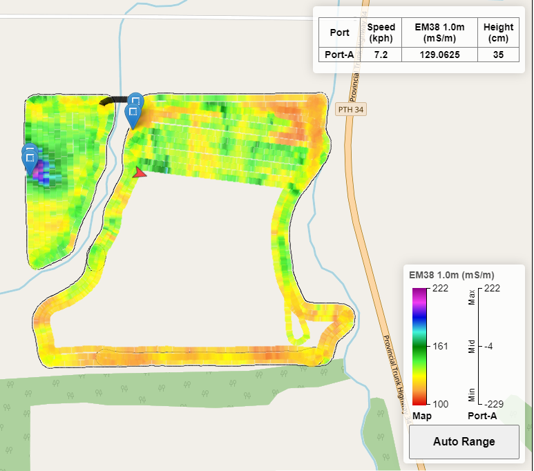 Autonomous mapping for <a href="/swatmaps/">SWAT MAPS</a> with #swatbox soil EC mapping system mounted to a planter in #MBAg. Data uploads automatically to #swatrecords. Great job by #swatpartner <a href="/MattMcDougald/">Matt McDougald</a>