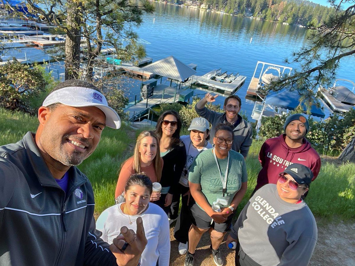 drlindabermudez's tweet photo. Enjoying a refreshing morning stroll at our LA Career Pathways Retreat, surrounded by breathtaking nature as we engage in productive discussions on K14 partnerships. 🌲 #CareerPathways #K12SWP #DualEnrollment #LARC https://t.co/kcRbGdnWah