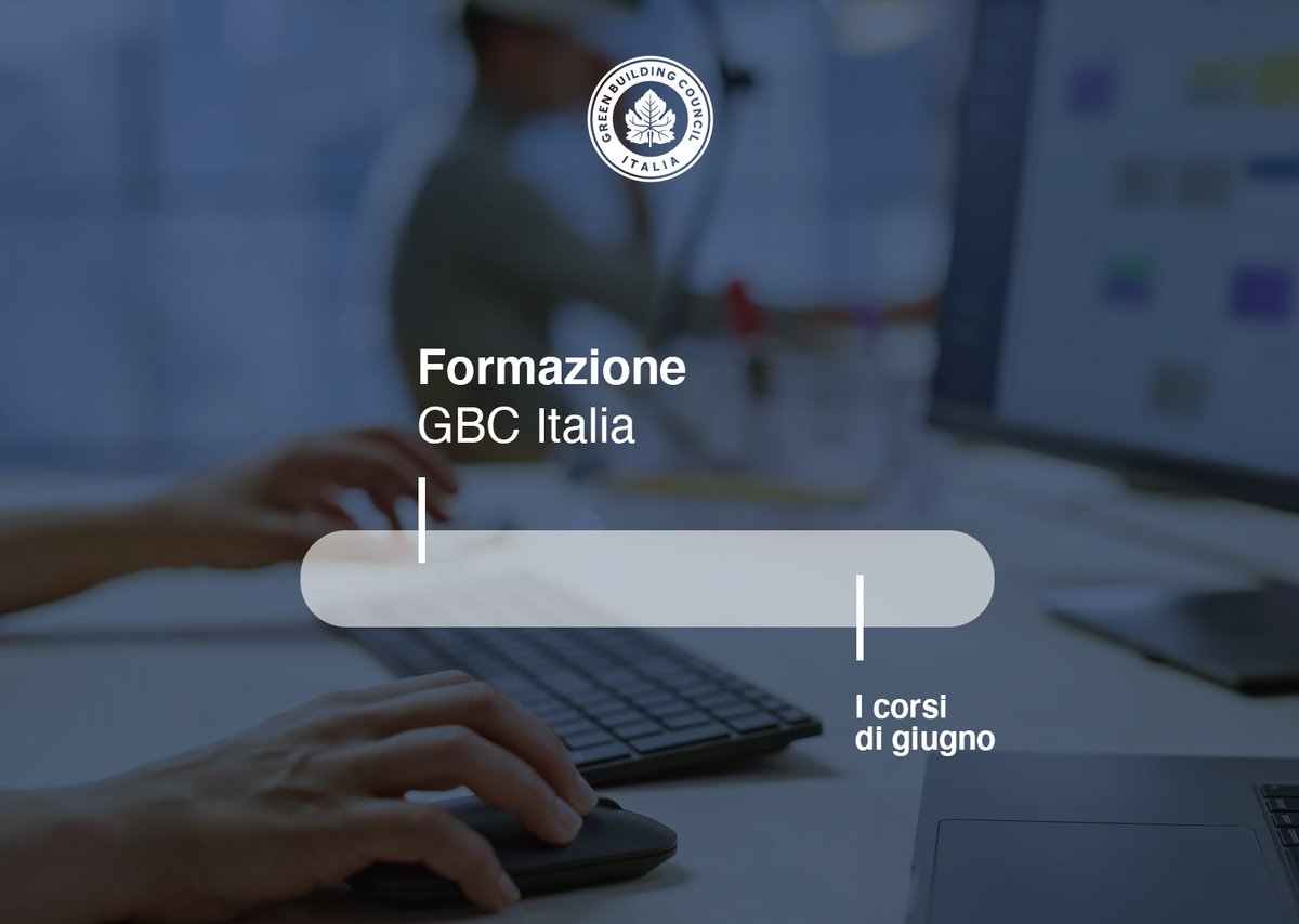 #formazione <a href="/GBCItalia/">Green Building Council Italia</a>
Ecco i corsi di giugno: bit.ly/3XCdVhr

👨‍🎓Nel solo 2022 oltre 1000 #professionisti hanno scelto i nostri corsi per accrescere le proprie #competenze professionali: iscriviti subito, non perdere l’occasione di dare nuove opportunità al tuo #futuro!