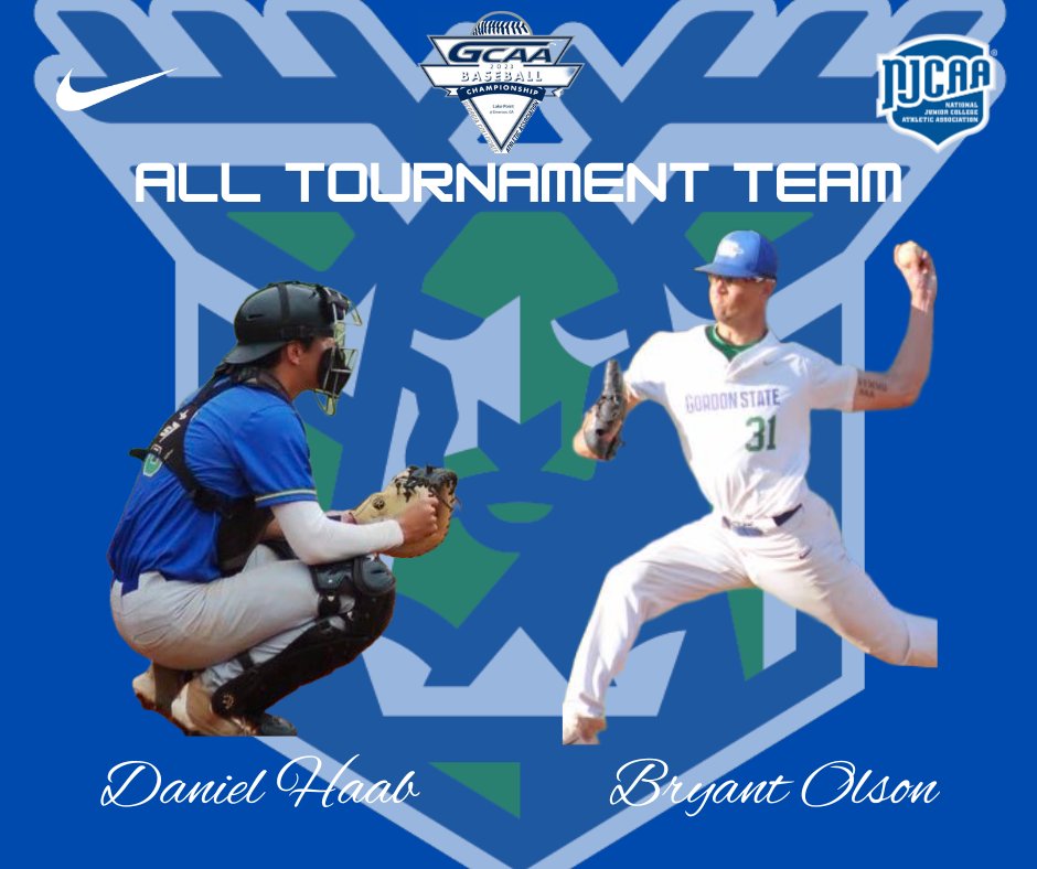 Congratulations to @DanielHaab1 and <a href="/bryantolson18/">Bryant Olson</a> on making the GCAA All-Tournament Team!