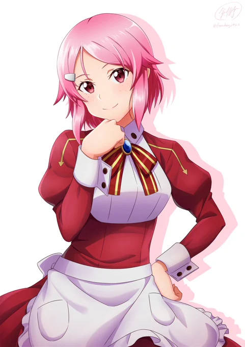 過去絵だけど、リズハッピーバースデー!! 今年またどこかで描きます! #リズベット誕生祭2023