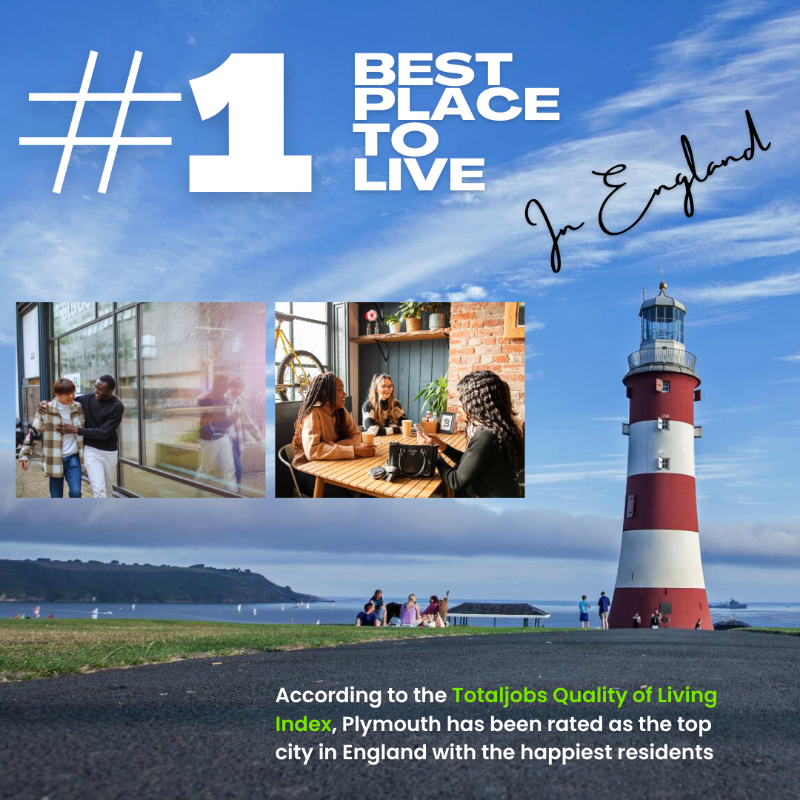 youpickUPIC's tweet photo. Great news! According to the Totaljobs Quality of Living Index, Plymouth has been ranked the #2 best place to live in the UK – which makes us the #1 top city in England 🏆

#welcometoplymouth #britainsoceancity #internationalstudents #loveplymouth #plymuni #navitas #youpickUPIC