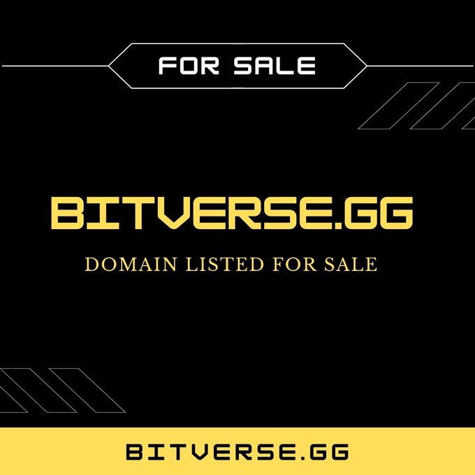 DomainFQ's tweet photo. .
Domain Name For Sale
https://t.co/vEXgeQIK1J
#BitVerse #Bit #Verse #game #gamer #gaming #theBitVerse #games #gamers #sports #sport #google #digitalart #defi #blockchain #Bitsport #Bitpool #web3 #metaverse #airdrop #gpt #ai #gpt4 #nft #nftart #nfts #art #crypto #nftartist https://t.co/2qhXBY92Un