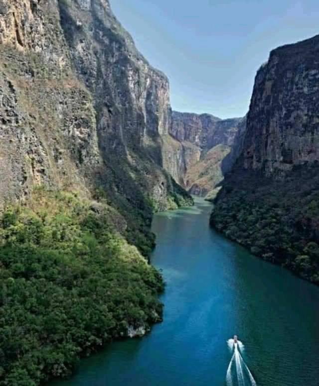 NATURALEZAV3's tweet photo. Parque Nacional Cañón del Sumidero. Mexico https://t.co/2cs2HxoqON