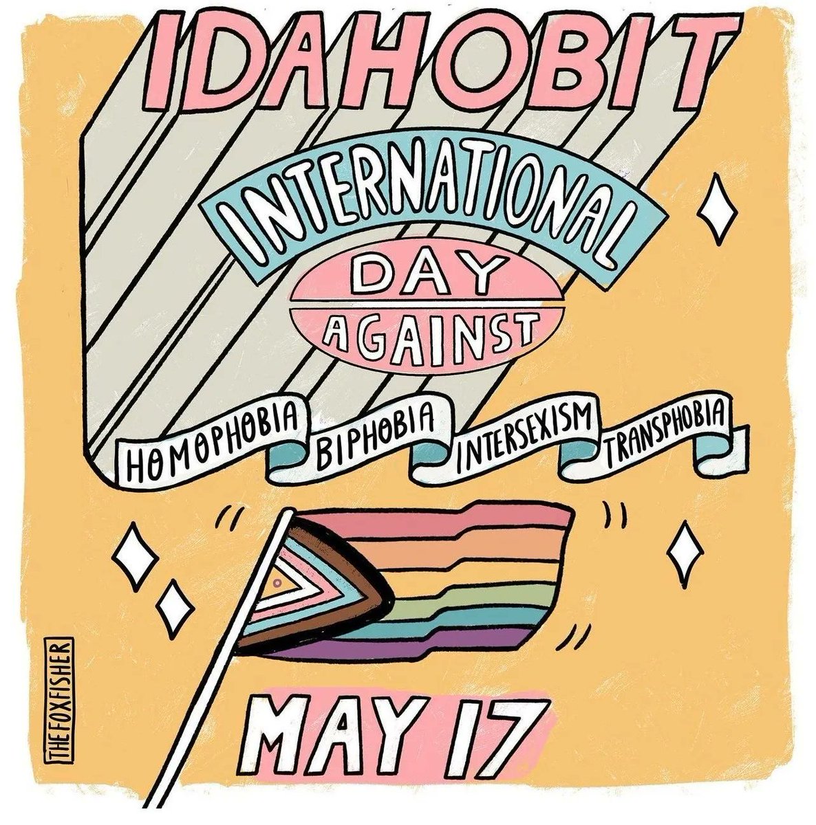 Today and everyday, PPT celebrates 2SLGBTQIA+ youth! Join us in demanding the end to homophobia, biphobia, intersexism and transphobia on #IDAHOBIT2023! 🏳️‍🌈❤️ 🏳️‍⚧️ 
.
🎨 : @thefoxfisher