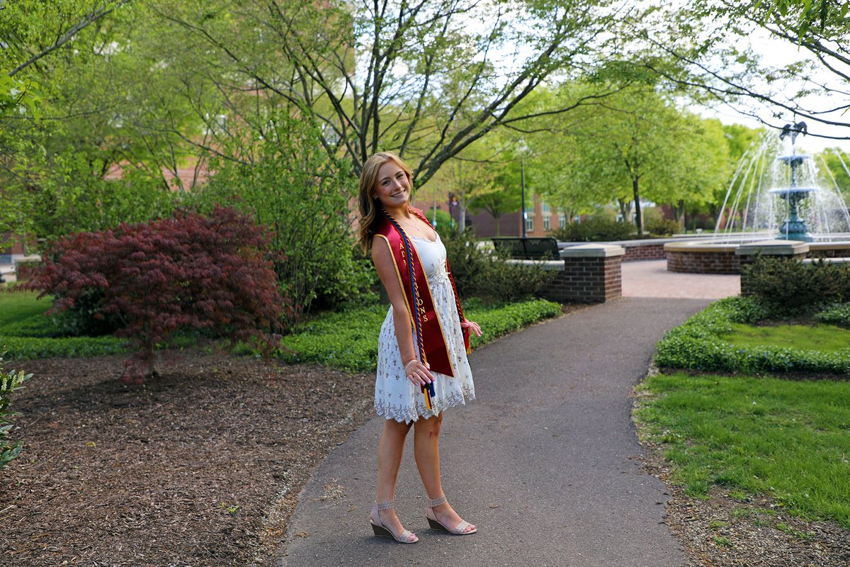BloomsburgU's tweet photo. "I’m forever grateful for those who have helped me figure out who I am and who I want to be. Bloomsburg has provided me with a support system I never knew I needed and one I know I can always fall back on.” 💛🎓🐾 #BUClass2023 #Husky4Life #BloomOnward #HuskyUnleashed #graduation https://t.co/8ZelsFxoi7
