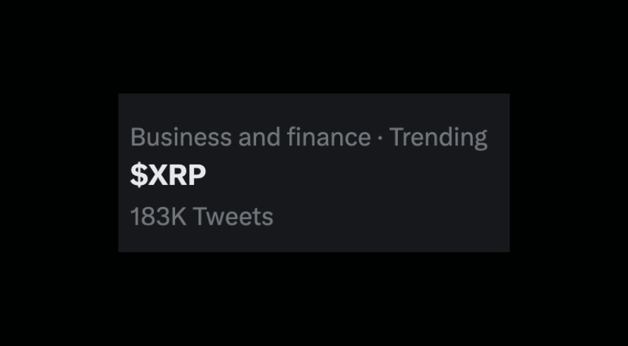 $XRP is trending 👀