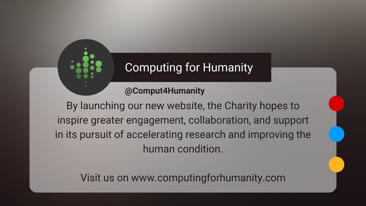 Comput4Humanity's tweet image. Our brand-new website is here to ignite hope, inspire action, and transform lives through the power of humanity and #supercomputing. Join us and discover the ways we can all make a difference.

#computingforhumanity #HealthTech #technologysolutions