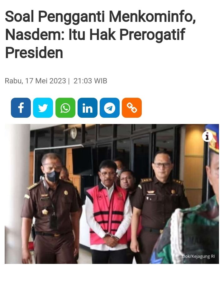 <a href="/yunartowijaya/">Yunarto Wijaya</a> Gantinya apa dri petugas partai Nasdem juga bang yun?