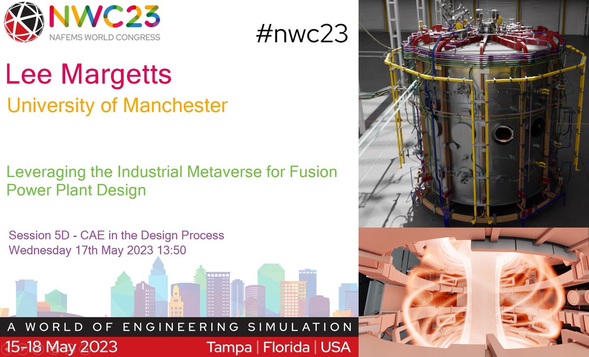 Simulating a 100 million degree plasma, in a virtual fusion power plant, in a synthetic reactor hall, in the metaverse. Work supported by <a href="/ukaea/">古川洋介</a> in collaboration with <a href="/bodleianlibs/">Bodleian Libraries</a>. Intrigued? Join me later in the real world to find out more #nwc23 <a href="/ukaea/">古川洋介</a> <a href="/nafems/">NAFEMS</a> <a href="/DigitalUoM/">Digital Futures UoM</a>