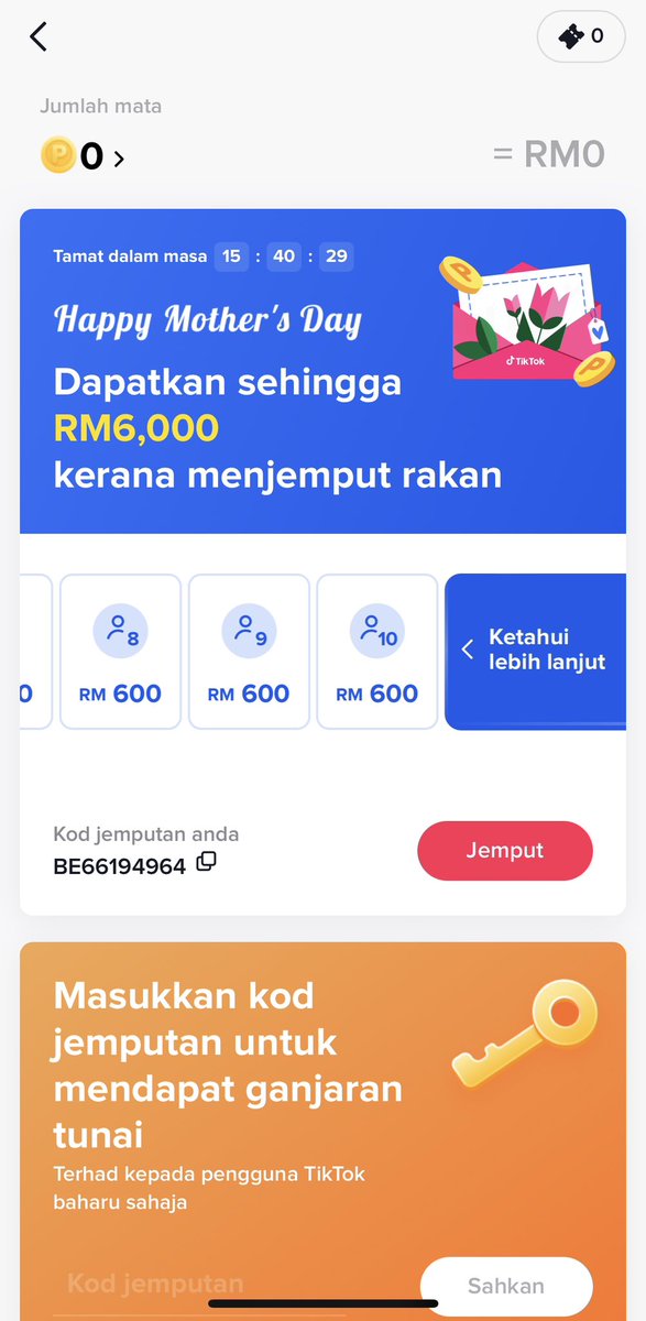 m0zios's tweet photo. Siapa nak RM300? Saya perlukan 10 orang je untuk test run. Sebab quota untuk 10 orang je. Sepatutnya saya boleh dapat 6k, tapi saya nak berpakat bagi siapa yang nak RM300. Syaratnya belum ada akaun tiktok. Dan komit 10 hari untuk layan tiktok selama 30 minit. Berminat dm ya 😂 https://t.co/0JRVLanlTn