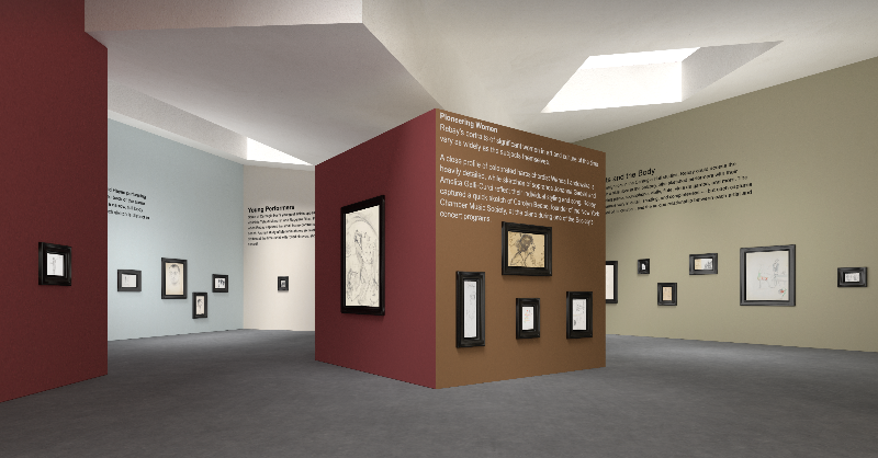 carnegiehall's tweet photo. German baroness and artist Hilla Rebay moved into a Carnegie Hall studio in 1927, taking her sketchbook with her to concerts and rehearsals. To celebrate #InternationalMuseumDay, we’ve teamed up with @GoogleArts to curate an interactive, virtual gallery of these sketches.