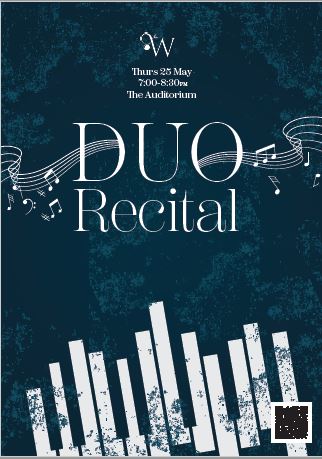 We're really excited for next week's Duo Recital featuring repertoire ranging from Fritz Kreisler to Elvis Presley! Tickets still available #music #duos <a href="/Head_WHS/">Fionnuala Kennedy</a> <a href="/WimbledonHigh/">Wimbledon High</a>  trybooking.co.uk/CJIE