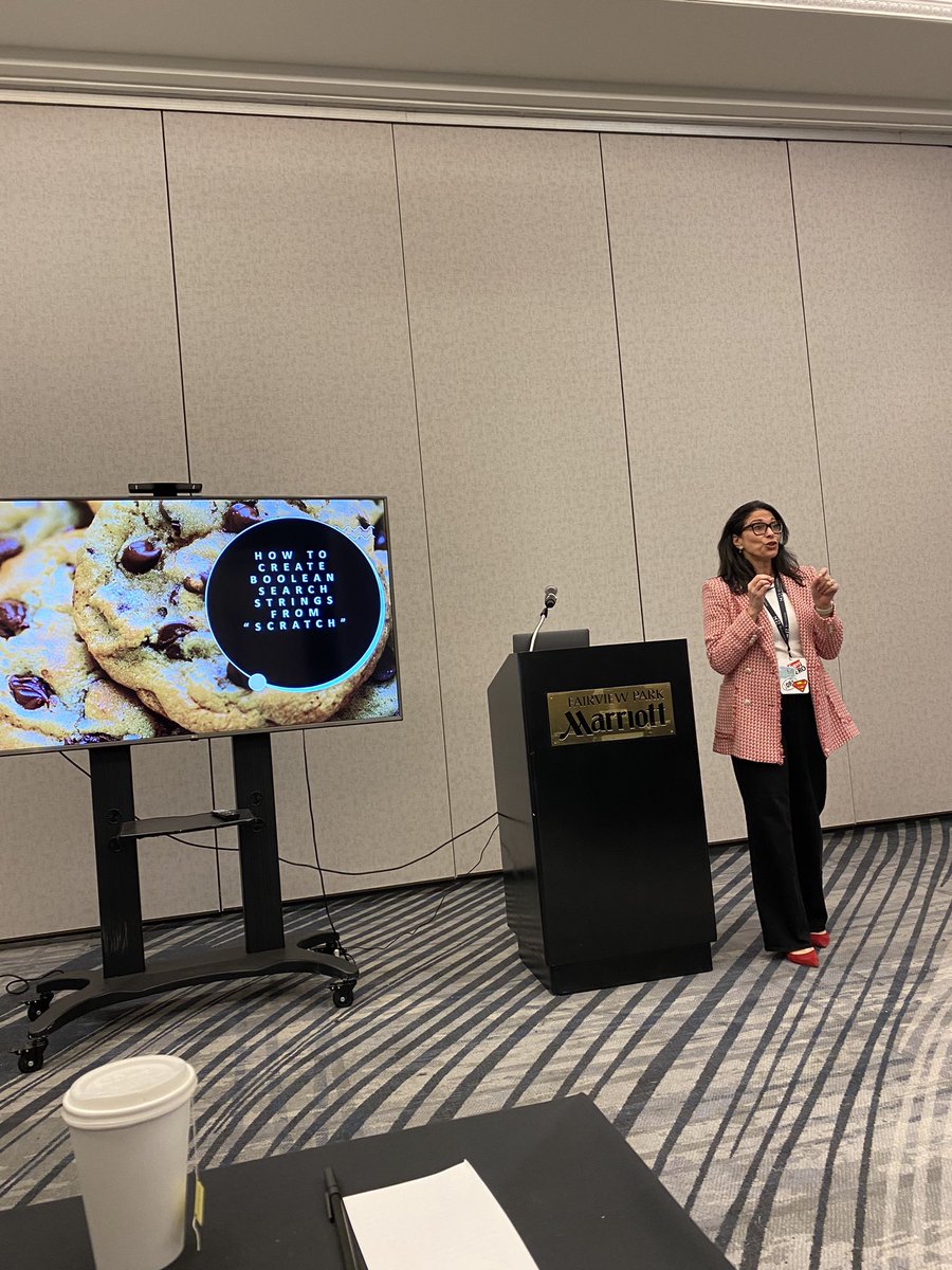 LizJWhitehead's tweet image. Ready to take on this thing called Boolean! Eileen McKenzie is the master! @RecruitDC #recruitdc2023 #Recruiting #booleansearch