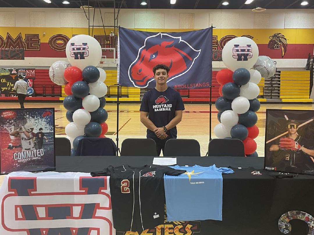 Congratulations to Maverick Chavez on his signing to the University of Southwest.