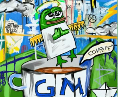 BFROG_OFFICIAL's tweet photo. Good morning, #BeFrog tribe! 🌞🐸 

Nothing like the aroma of fresh coffee to kickstart a day of crypto adventures. Here's to caffeine fuelling our leap to new heights! ☕️💫

#CryptoRise #BFROG #CoffeeAndCrypto https://t.co/RPcFEjG0WC