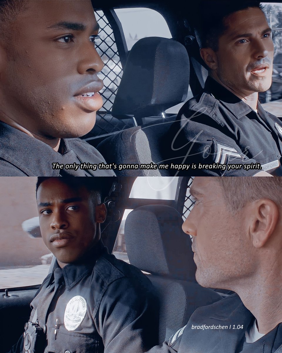 bradfordschen's tweet photo. #sceneedit
__
"The only thing that's gonna make me happy is breaking your spirit. "
__
#therookie #timbradford #Jacksonwest #chenford https://t.co/zmEsBgg6tp