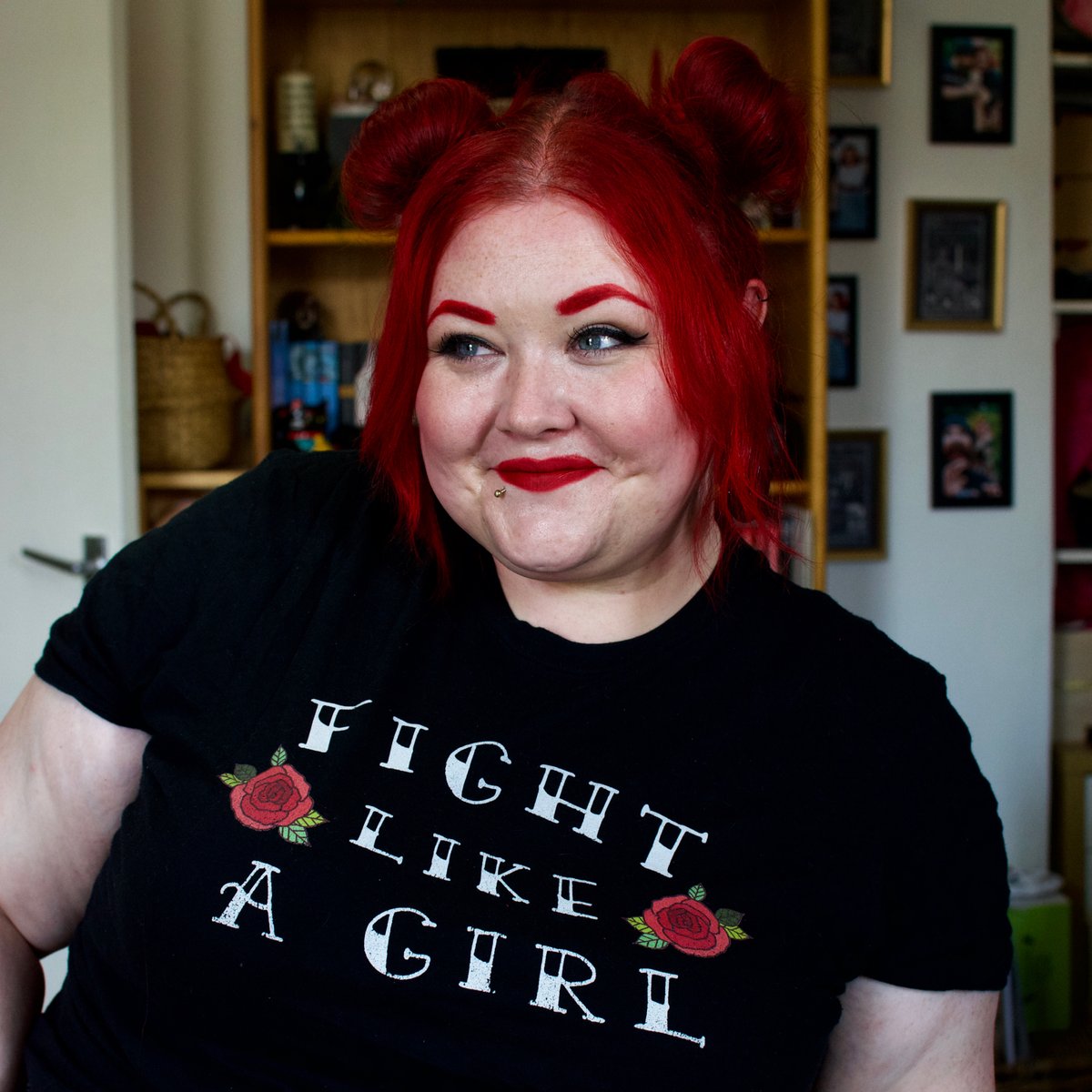 The vibe for whenever summer rolls around is wearing space buns because I’m done with feeling like I can’t wear them because I’m over 30!

Probably should relearn how to look at the camera, though…