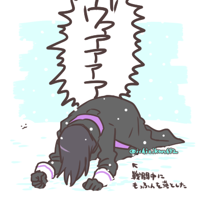 不動の王の慟哭が雪原に響き渡る…。
