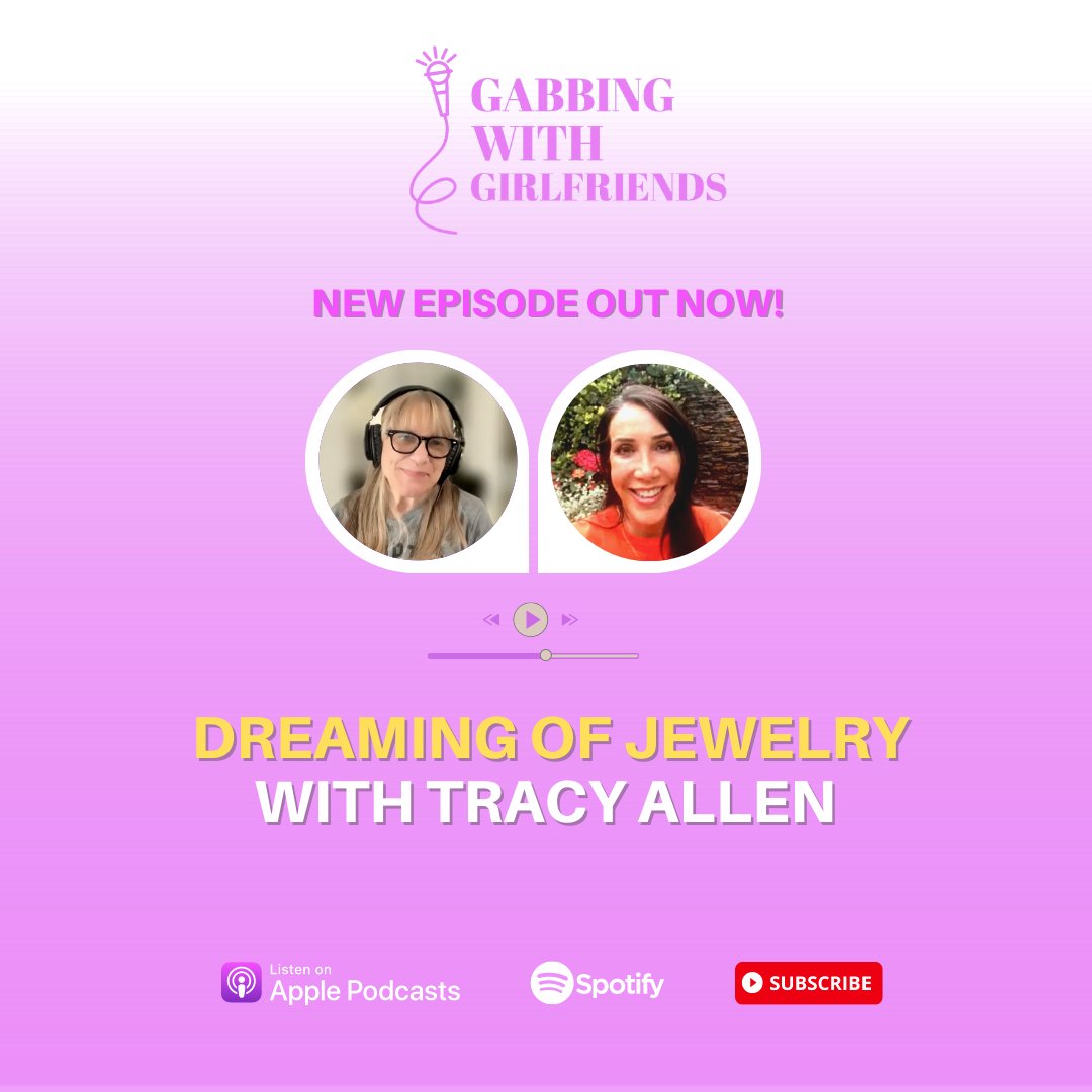 Gabbingwithgfs's tweet photo. New episode alert! Gloria Butler is joined by long-time friend Tracy Allen. If you love jewelry and creative minds, this one's for you!

Tune in here: https://t.co/G6nq1uLjzm

#podcast #Jewlery #creativespirits #gabbingwithgirlfriends https://t.co/ySfIkAQvY4