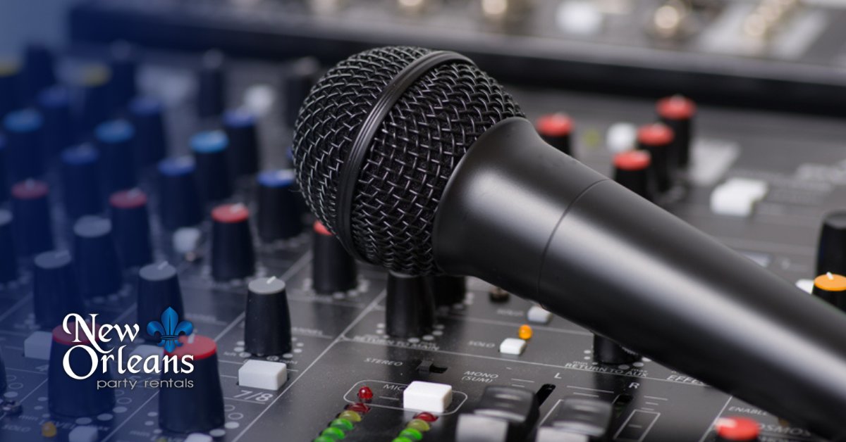 Whether you're planning a corporate retreat or a sweet sixteen, New Orleans Party Rentals has the PA systems you'll need to make sure your guests hear everything loud and clear! Visit our website today for a full breakdown of the quality products we carry. neworleanspartyrentals.com/index.php/Rent…