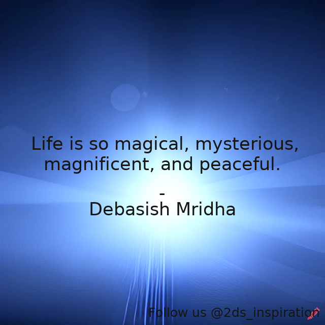 Author - Debasish Mridha

#111841 #quote #debasishmridha #debasishmridhamd #inspirational #life #lifeismagical #magnificent #peaceful #philosophy #quotes