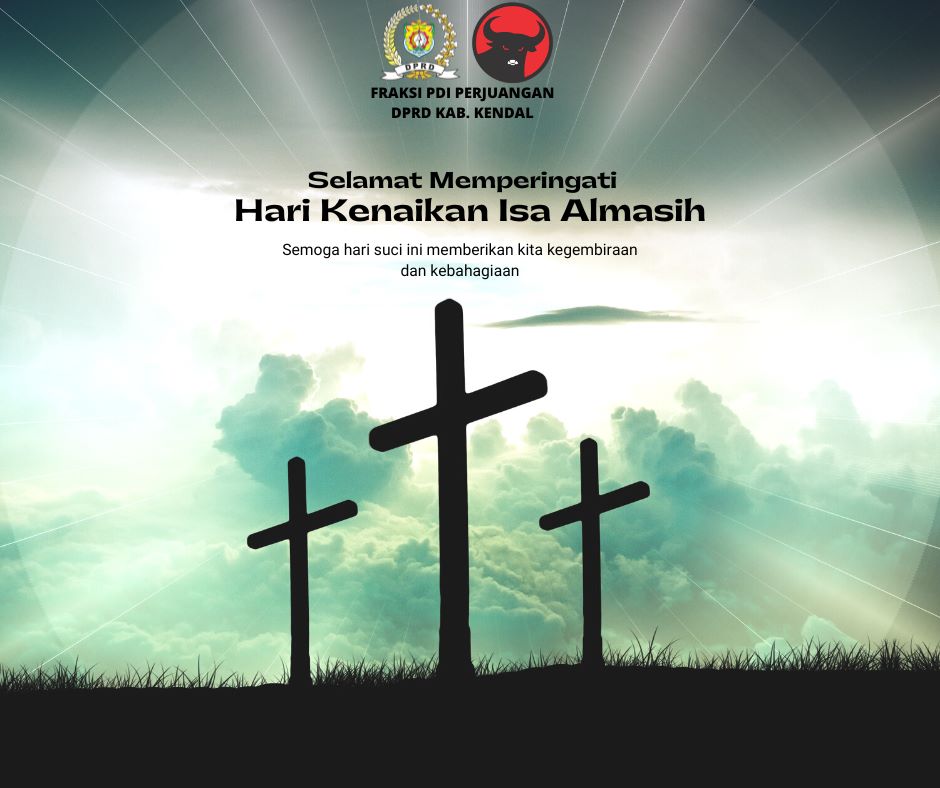 Selamat Hari Peringatan Kenaikan Isa Almasih kepada seluruh umat Kristiani, semoga berkah dan damai selalu tercurah di bumi ini. Amin.

#kenaikanisaalmasih 
#pdiperjuangan 
#menangspektakuler