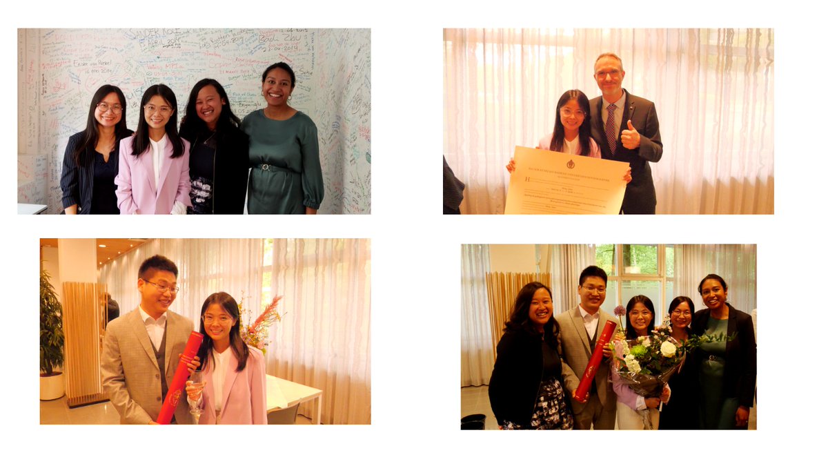 My ultimate highlight: yesterday's PhD defense of my ex-PhD student Dr. Shan Wang *Cum Laude*. We (<a href="/SchubiNeuro/">Dirk Schubert</a>; @naelnadif, <a href="/BokhovenHans/">Hans van Bokhoven</a> and all group members) are SO proud of you, <a href="/ShanWan77834876/">Shan Wang</a>!!! 🥳 Thanks to <a href="/NaokiKogo/">Naoki Kogo</a> for the pictures!