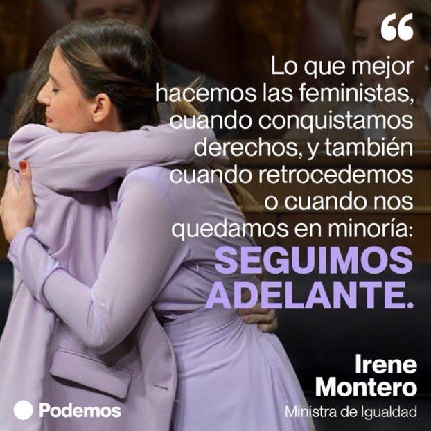 @AnitaBotwin Pedazos de ministras que tenemos en @PODEMOS muy orgulloso de @IreneMontero e @ionebelarra #ValentiaParaTransformar #YoConPodemos #yoconirenemontero  #yoconIoneBelarra #YoConAlejandraJacinto