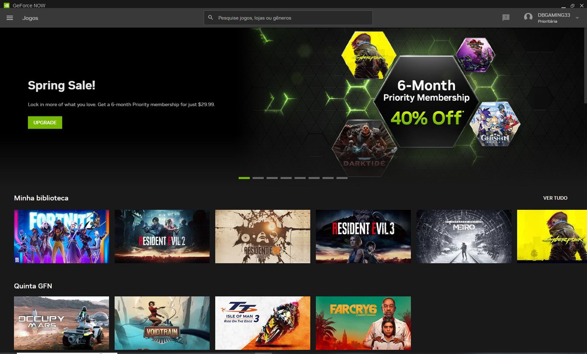 DaniloBento37's tweet photo. @NVIDIAGFN o que está acontecendo? filas em todos os jogos e no jogo fortnite não tem fila https://t.co/Ojkg0lTCg9