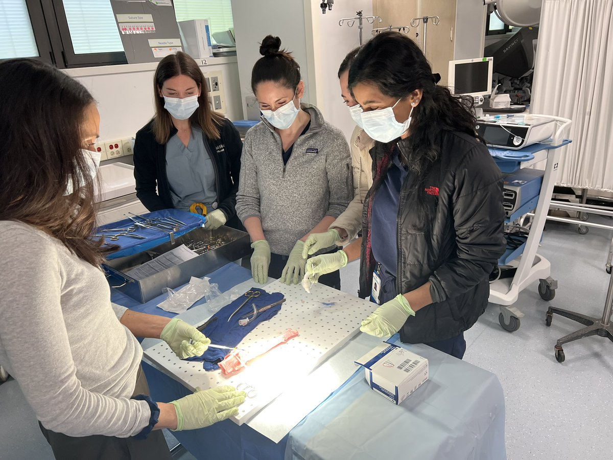 sameeralvimd's tweet image. Awesome time teaching surgical airways in the beautiful surgical simulation lab at Evanston Hospital @NorthShoreWeb #MedTwitter @CookOHNS