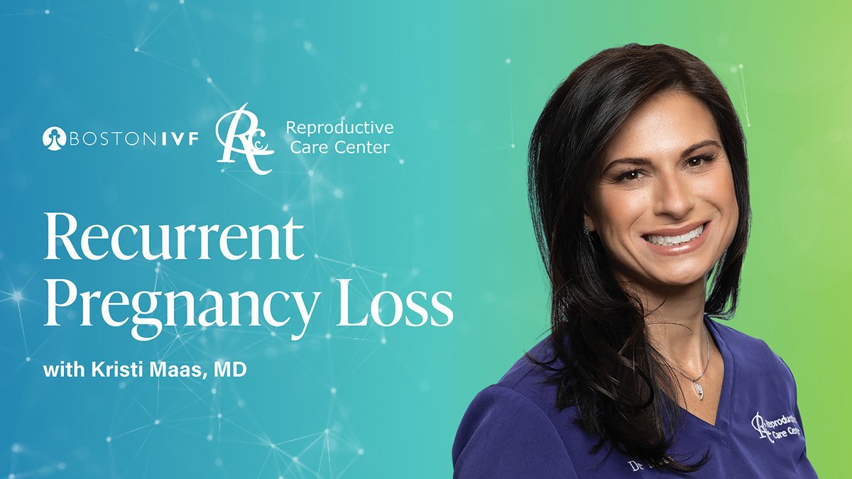 Reproductive Care Center (@reprocarecenter) on Twitter photo If you missed yesterday's #webinar on Recurrent Pregnancy Loss with Reproductive Care Center's reproductive endocrinologist Kristi Maas, MD, you can now view it on our official YouTube channel! In partnership with <a href="/BostonIVF/">Boston IVF</a>.
⏯️ WATCH: youtu.be/wehpXUUC-fU If you missed yesterday's #webinar on Recurrent Pregnancy Loss with Reproductive Care Center's reproductive endocrinologist Kristi Maas, MD, you can now view it on our official YouTube channel! In partnership with <a href="/BostonIVF/">Boston IVF</a>.
⏯️ WATCH: youtu.be/wehpXUUC-fU